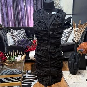 Vintage Calvin Klein Black Mini Dress